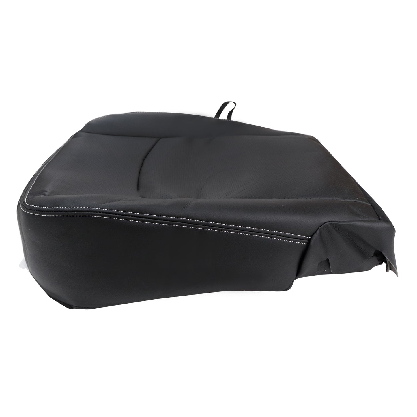 For 2009-2018 Dodge Ram 1500 2500 3500 Replacement Driver & Passenger Bottom & Top Leather Seat Cover Black
