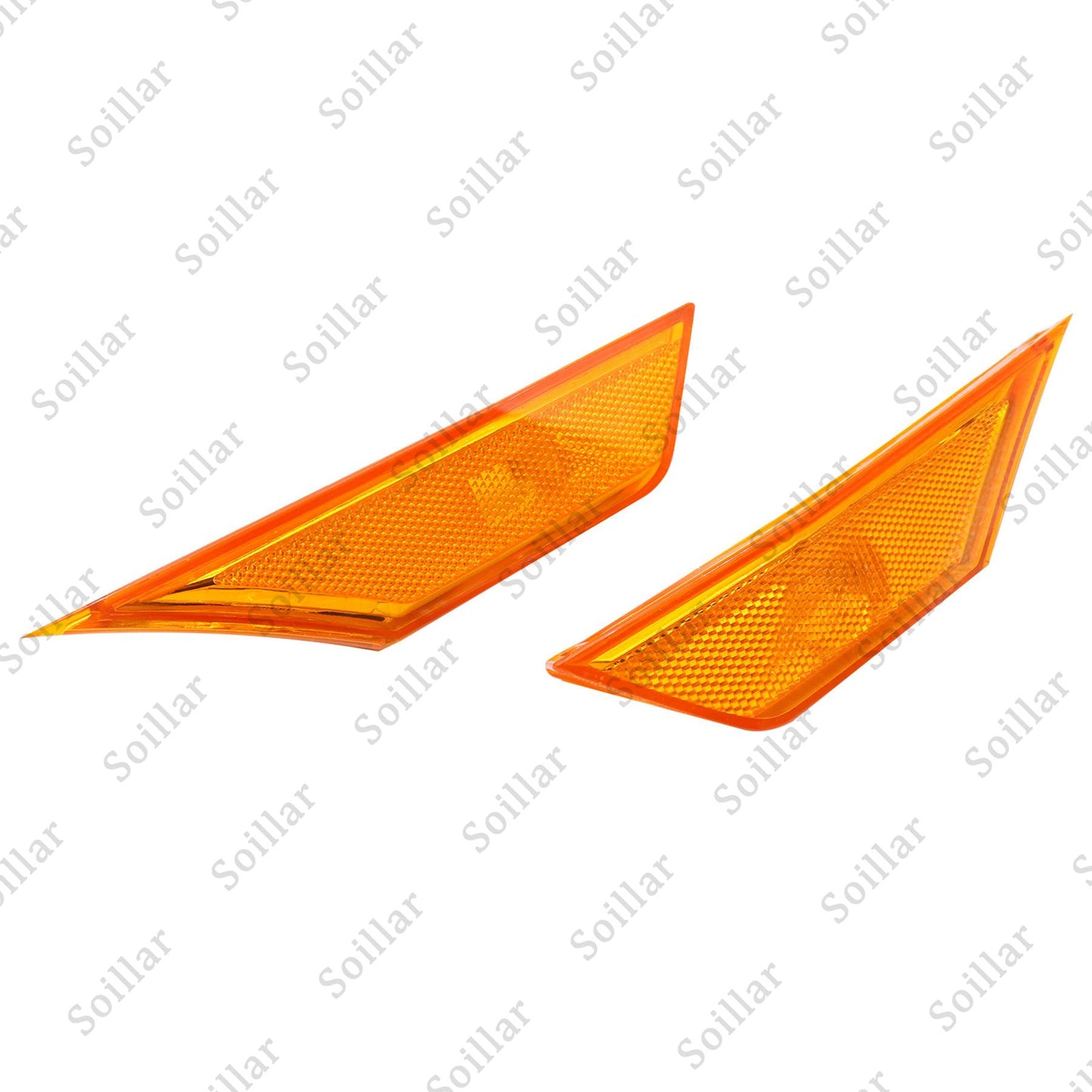 For HONDA CIVIC 2016-2021 Front Fender Side Marker Light Set RH LH W/ LED Bulbs