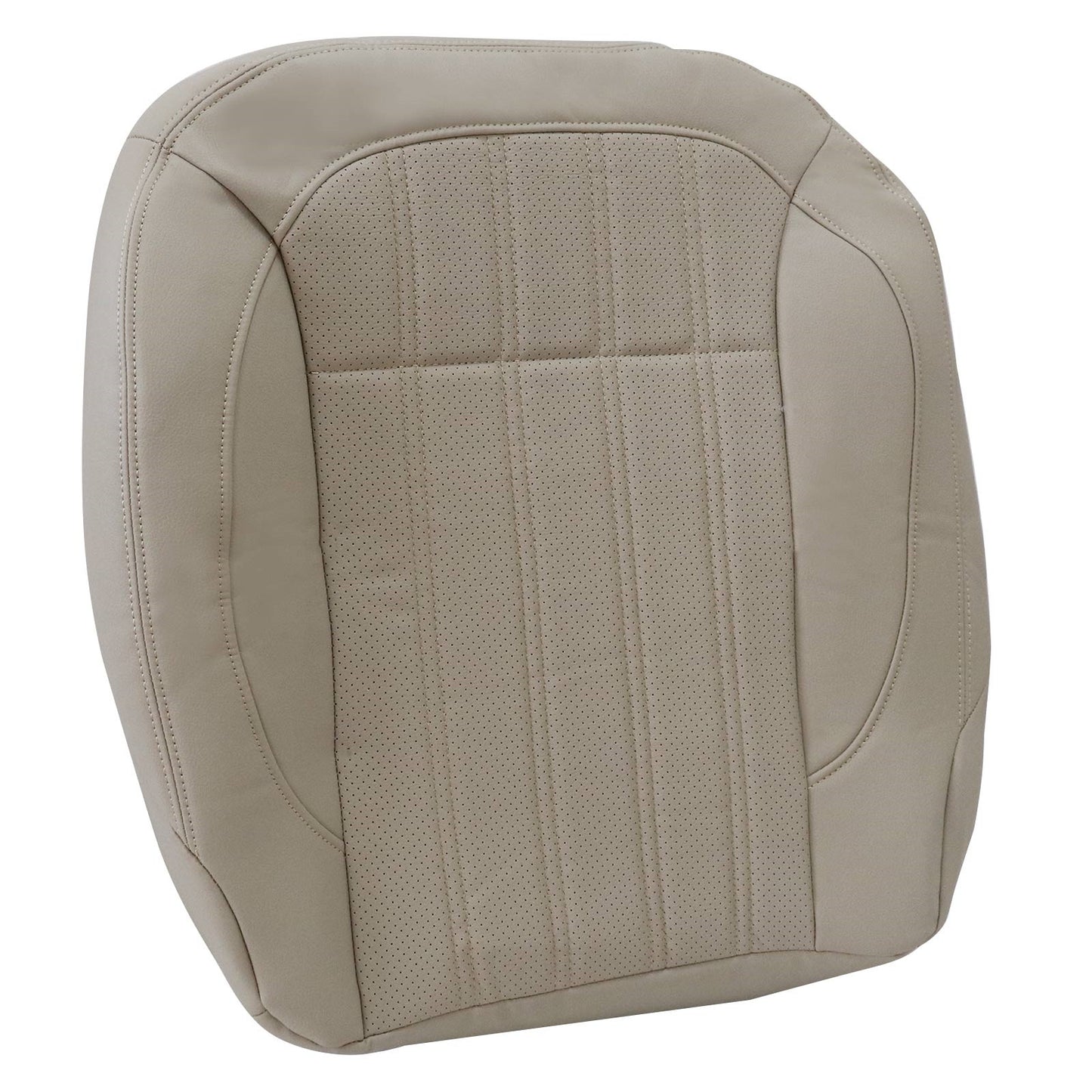 For 2013-2016 Mercedes Benz GL350 GL450 Front Driver & Passenger Bottom Leather Seat Cover Tan