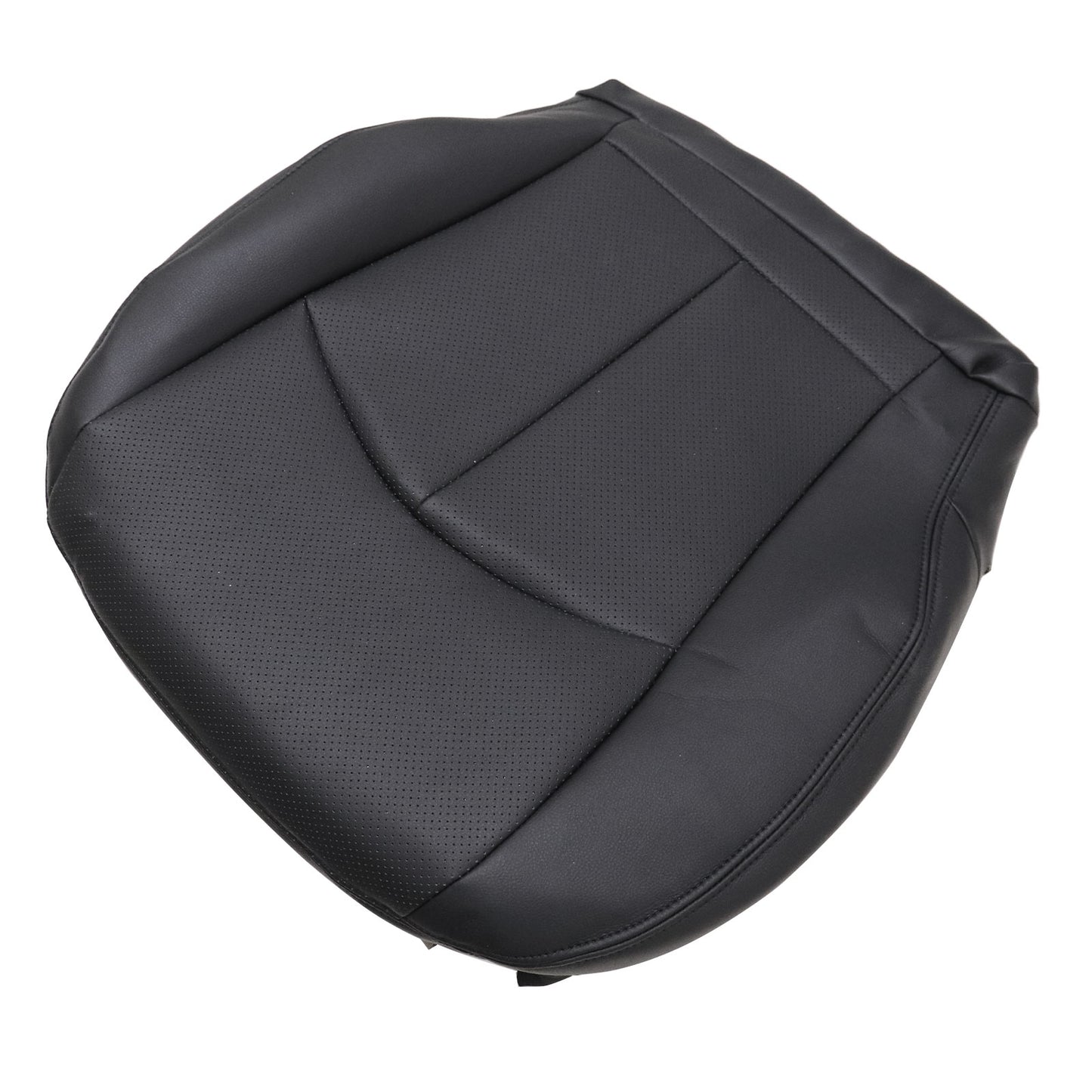 For 2003-2009 Mercedes Benz E63 E280 E300 E320 E350 E500 E550 Driver Bottom & Top PERFORATED Leather Seat Cover Black