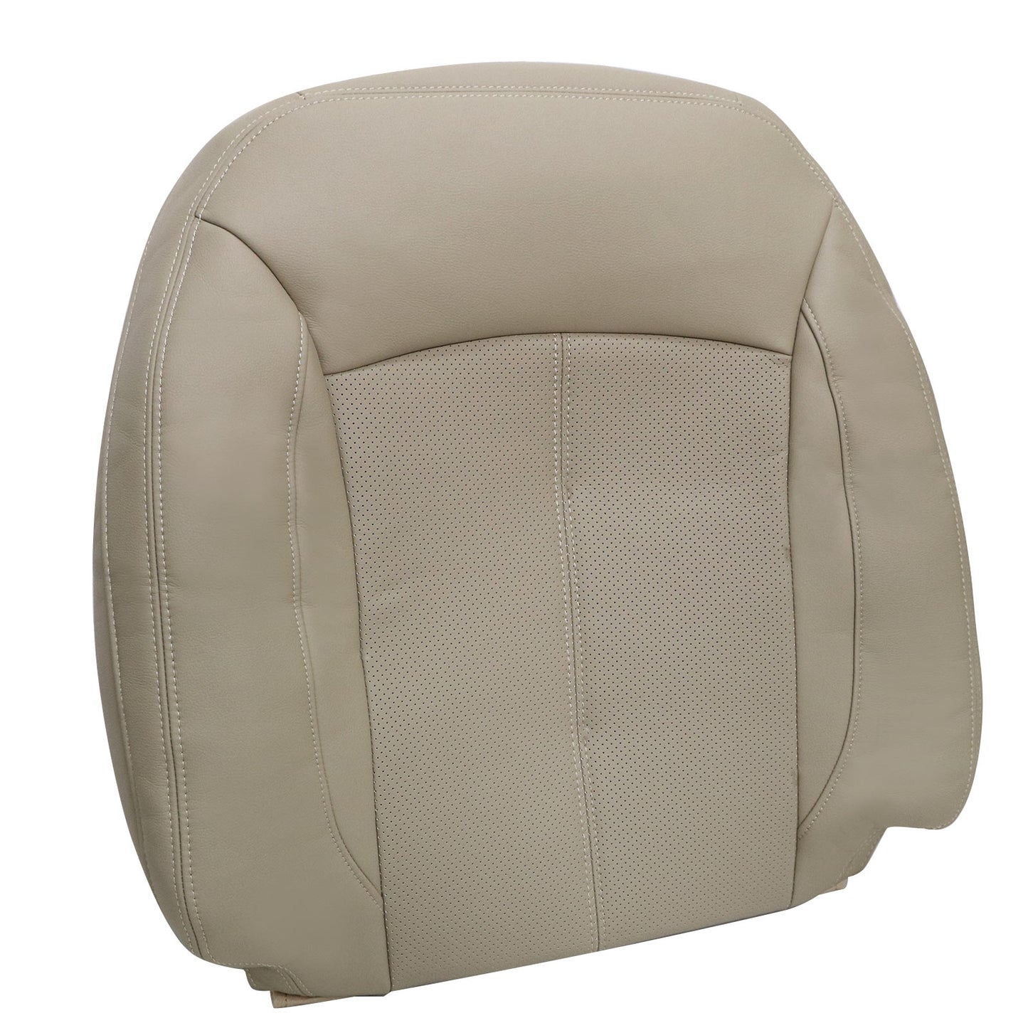 For 2010-2013 Buick LaCrosse Front Driver & Passenger Bottom & Top Leather Seat Cover Cashmere Tan