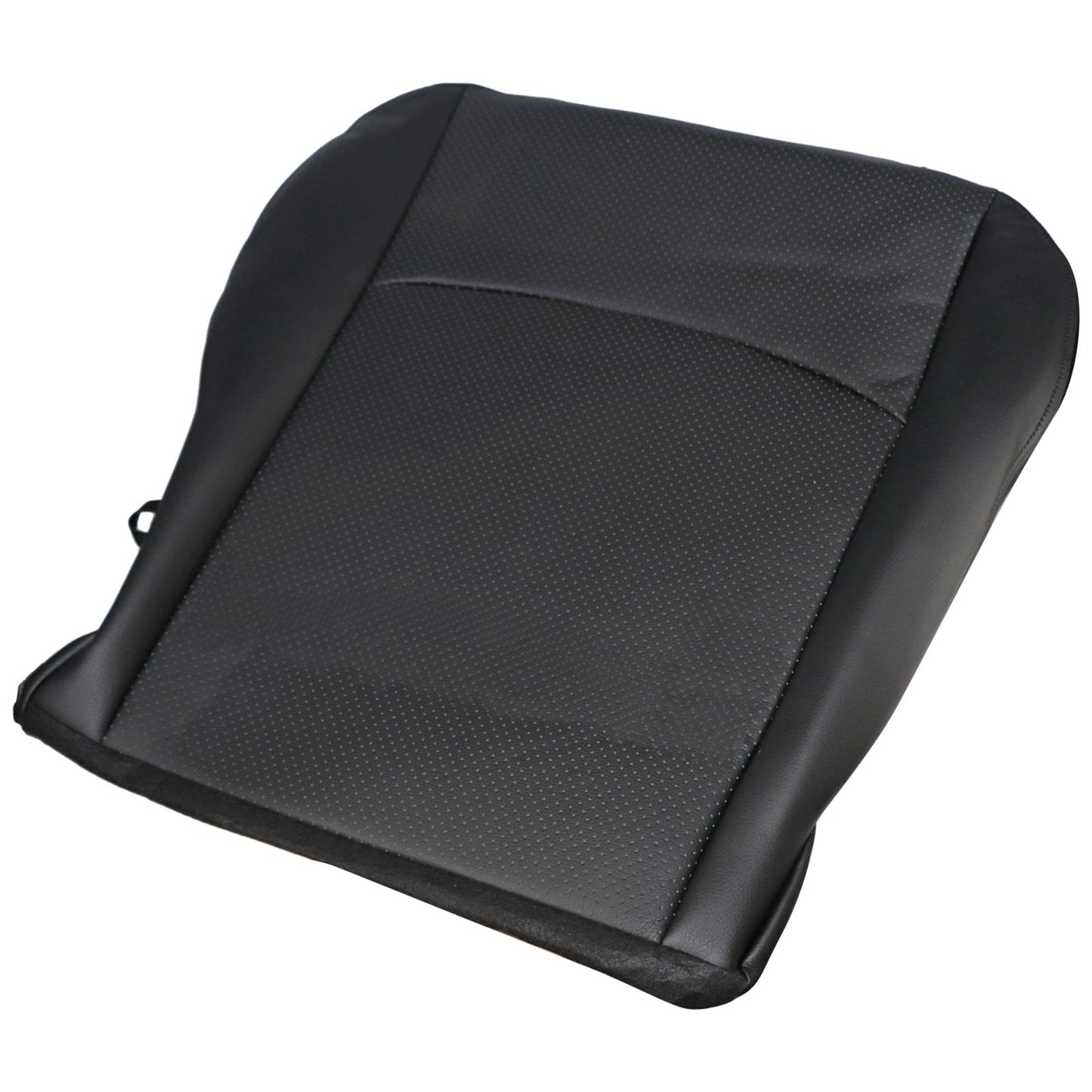 For 2009-2012 Dodge Ram 1500 2500 3500 Front Driver & Passenger Bottom Leather Seat Cover Black
