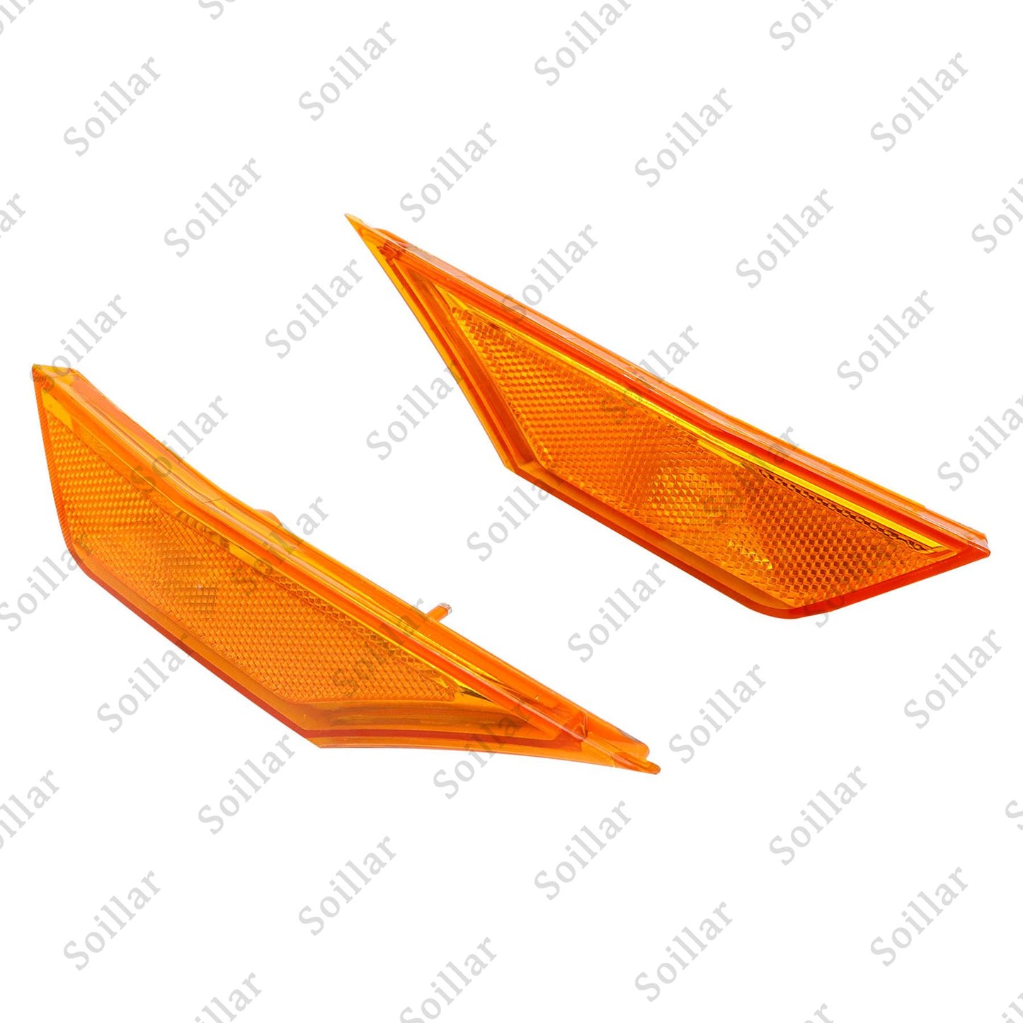 For HONDA CIVIC 2016-2021 Front Fender Side Marker Light Set RH LH W/ LED Bulbs