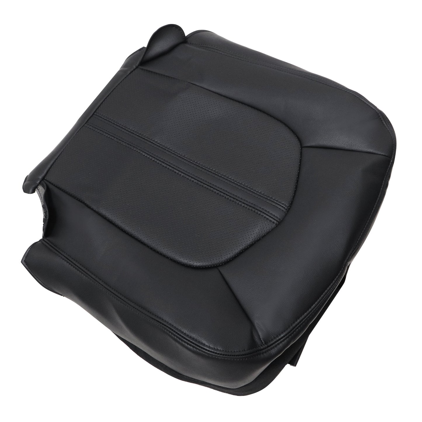 For 2008-2013 Cadillac CTS Front Driver & Passenger Bottom & Top Leather Seat Cover Black