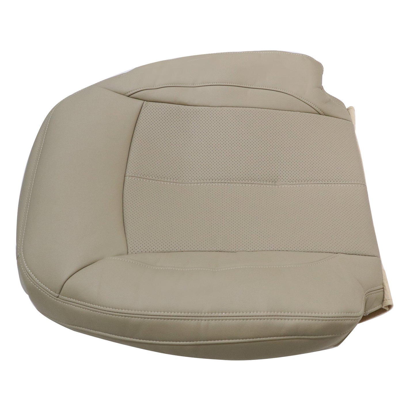 For 2010-2013 Buick LaCrosse Front Driver & Passenger Bottom & Top Leather Seat Cover Cashmere Tan