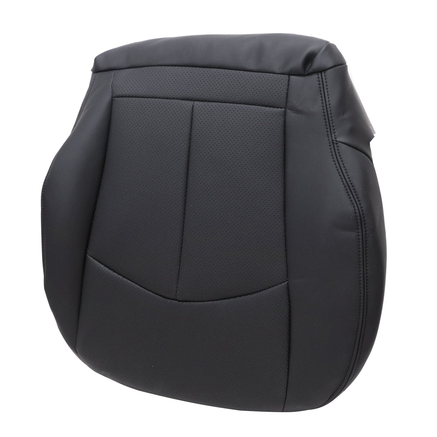 For 2003-2009 Mercedes Benz E63 E280 E300 E320 E350 E500 E550 Driver Bottom & Top PERFORATED Leather Seat Cover Black