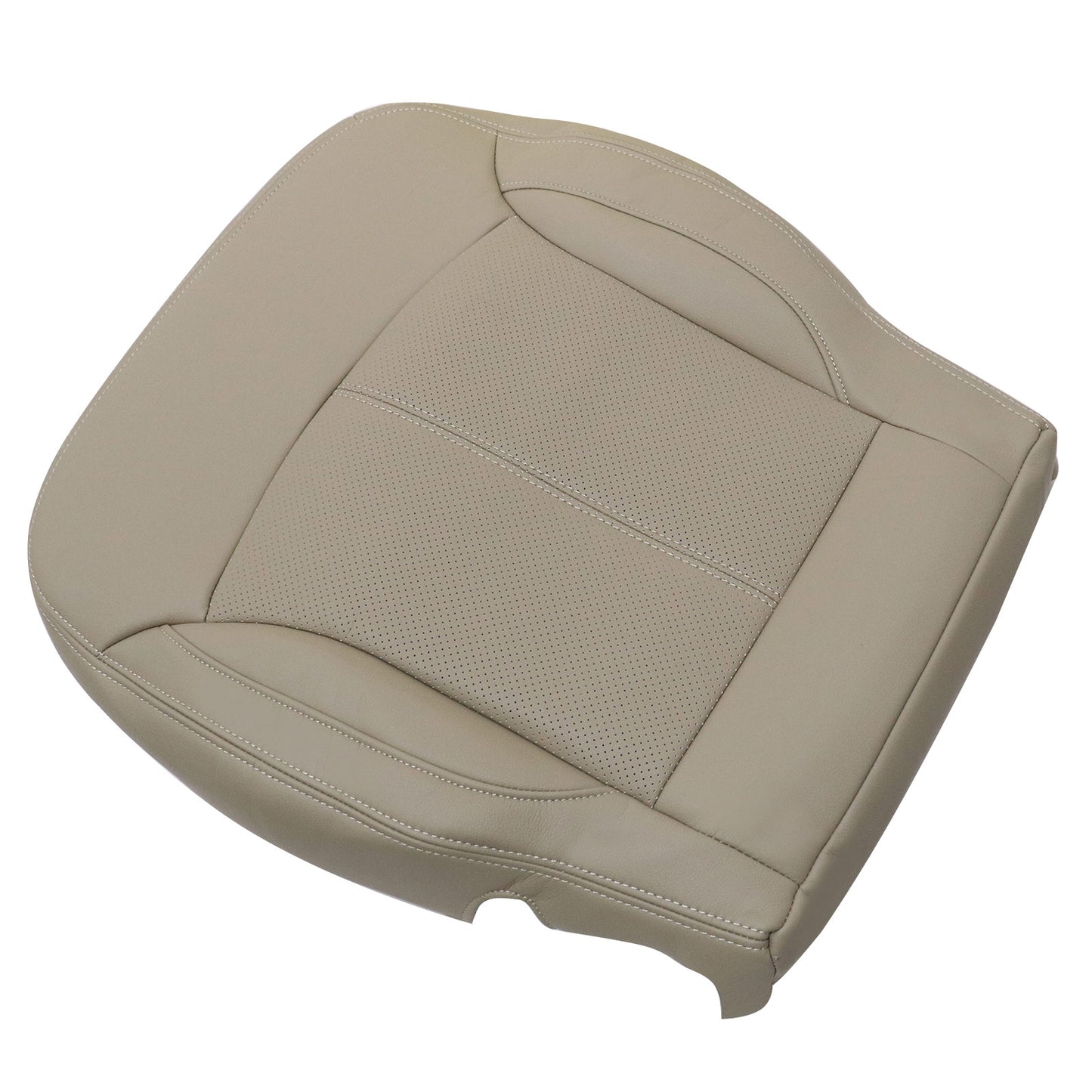 For 2010-2013 Buick LaCrosse Front Driver & Passenger Bottom & Top Leather Seat Cover Cashmere Tan