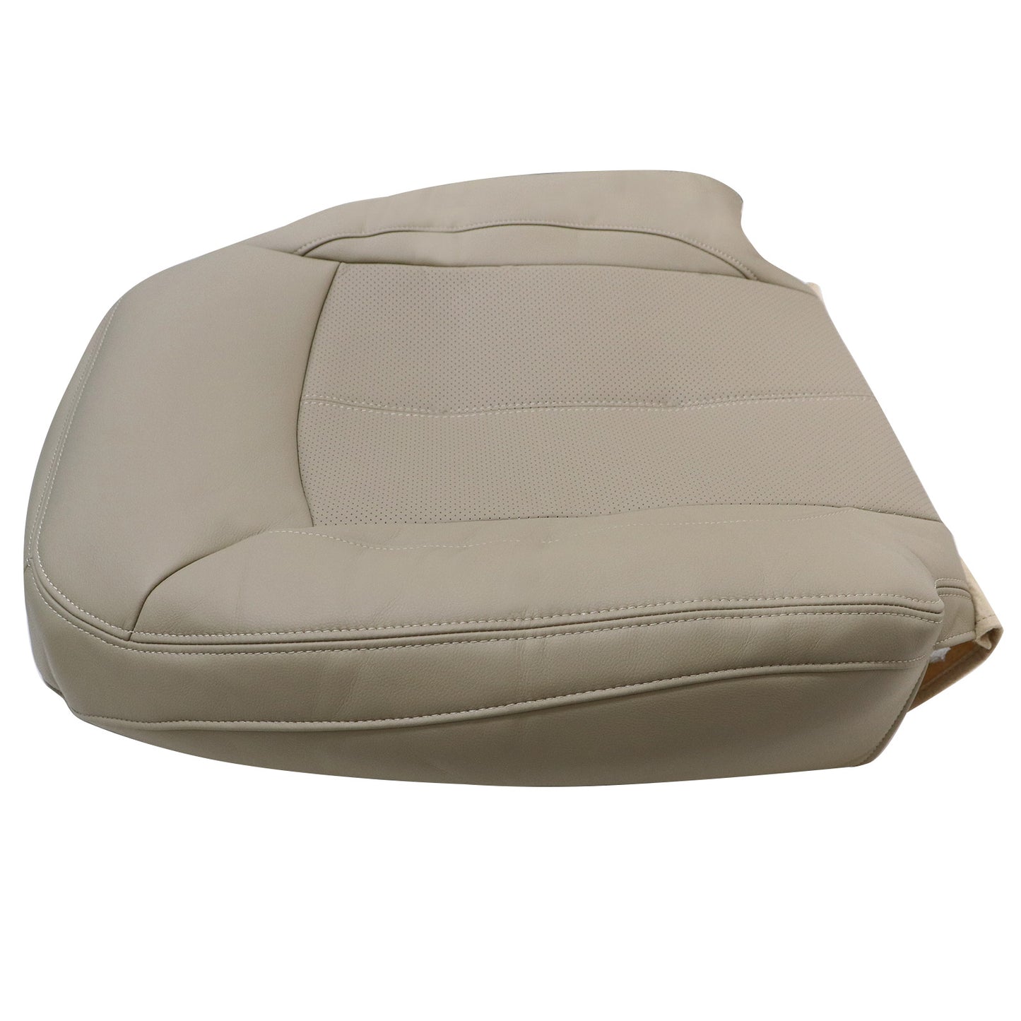 For 2010-2013 Buick LaCrosse Front Driver & Passenger Bottom & Top Leather Seat Cover Cashmere Tan