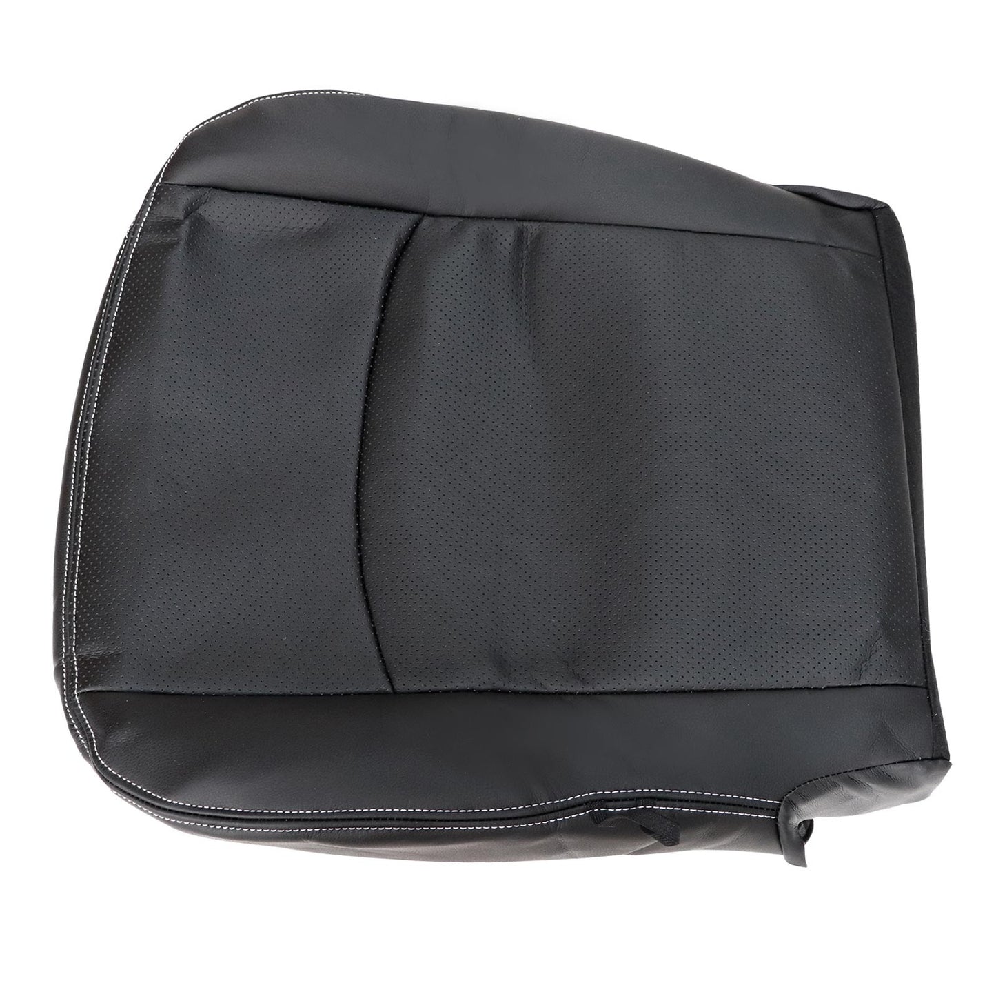 For 2009-2012 Dodge Ram 1500 2500 3500 Front Driver & Passenger Bottom Leather Seat Cover Black