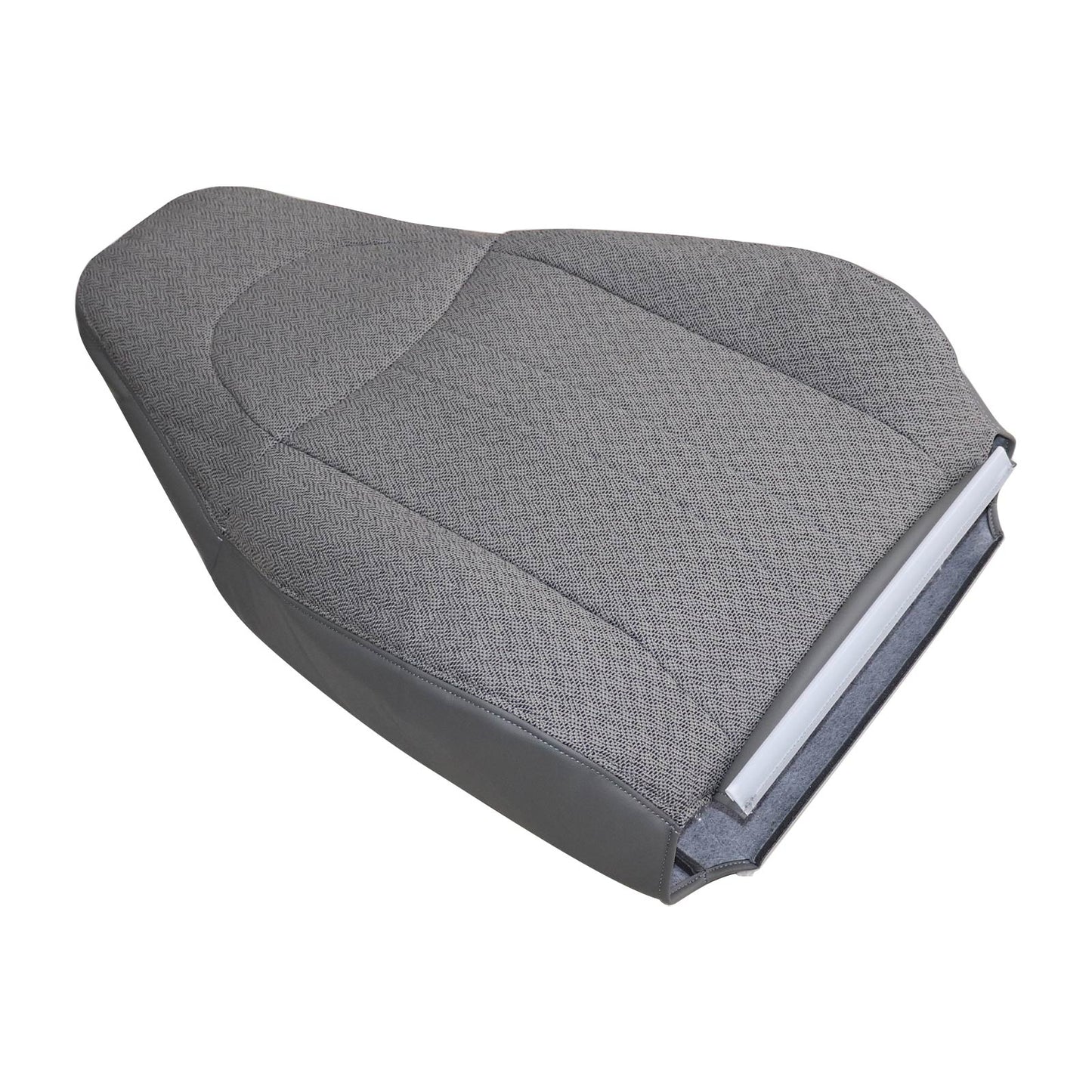 For 2003-2014 Chevy Express & GMC Savana 1500 Front Driver & Passenger Bottom & Top Cloth Seat Cover Gray