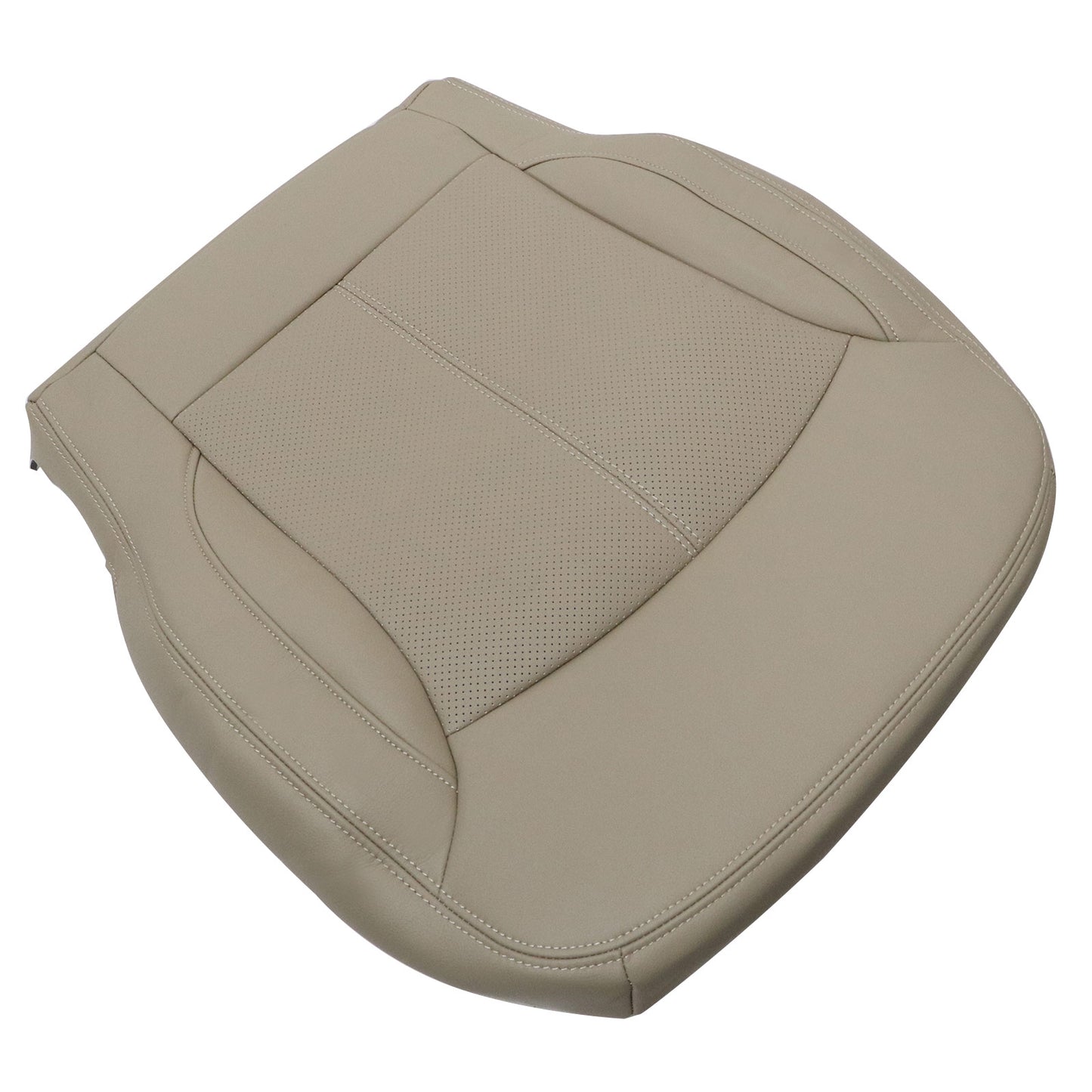 For 2010-2013 Buick LaCrosse Front Driver & Passenger Bottom & Top Leather Seat Cover Cashmere Tan