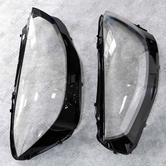 For Mercedes-Benz S-Class W222 2021-2023 Front LH+RH Headlight Lens Cover Pair