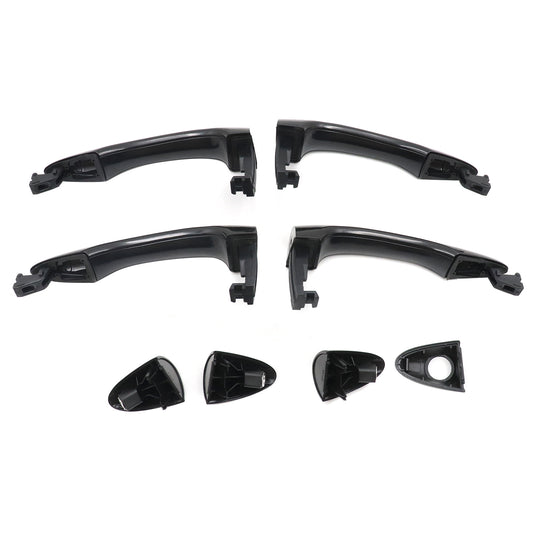 Front Rear Left Right Set of 4 For Kia Exterior Outside Door Handle Primed Black