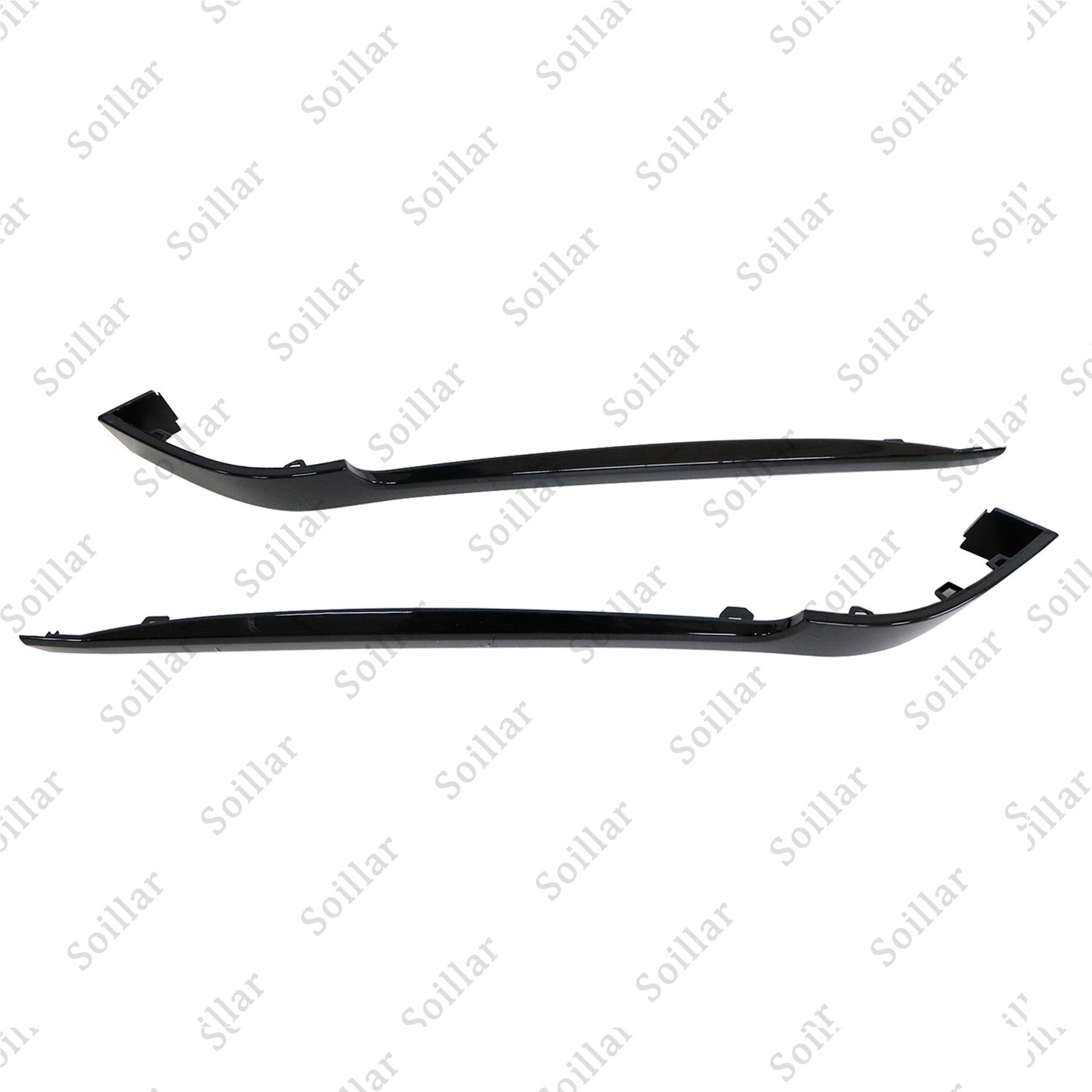 2PC Black Rear Door Side Body Molding Trim Strip For Range Rover L405 2013-2022