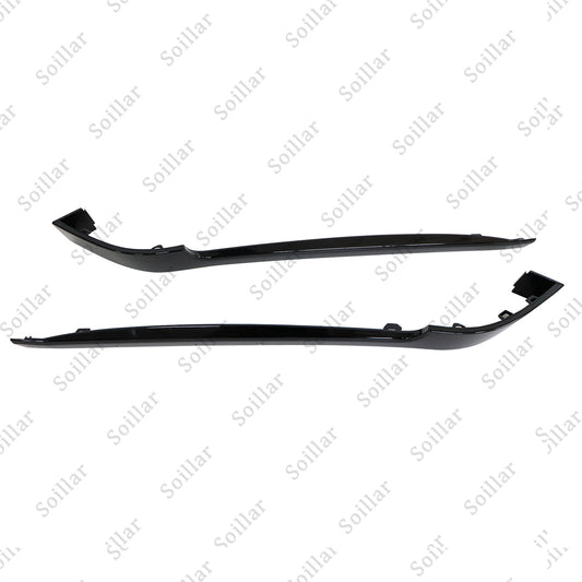 2PC Black Rear Door Side Body Molding Trim Strip For Range Rover L405 2013-2022