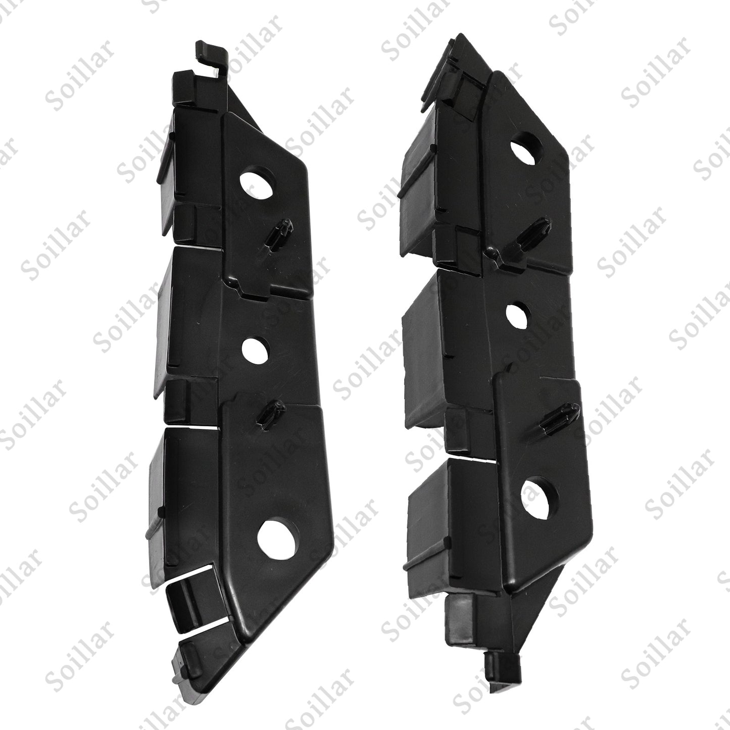 For Ford Bumper 2013-2016 Fusion Bracket Retainer 2PC Front Plastic Hold Mount