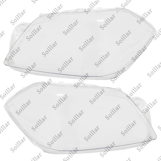 2X Headlamp Headlight Lens Cover LH+RH For Mercedes-Benz GL-Class X166 12-16