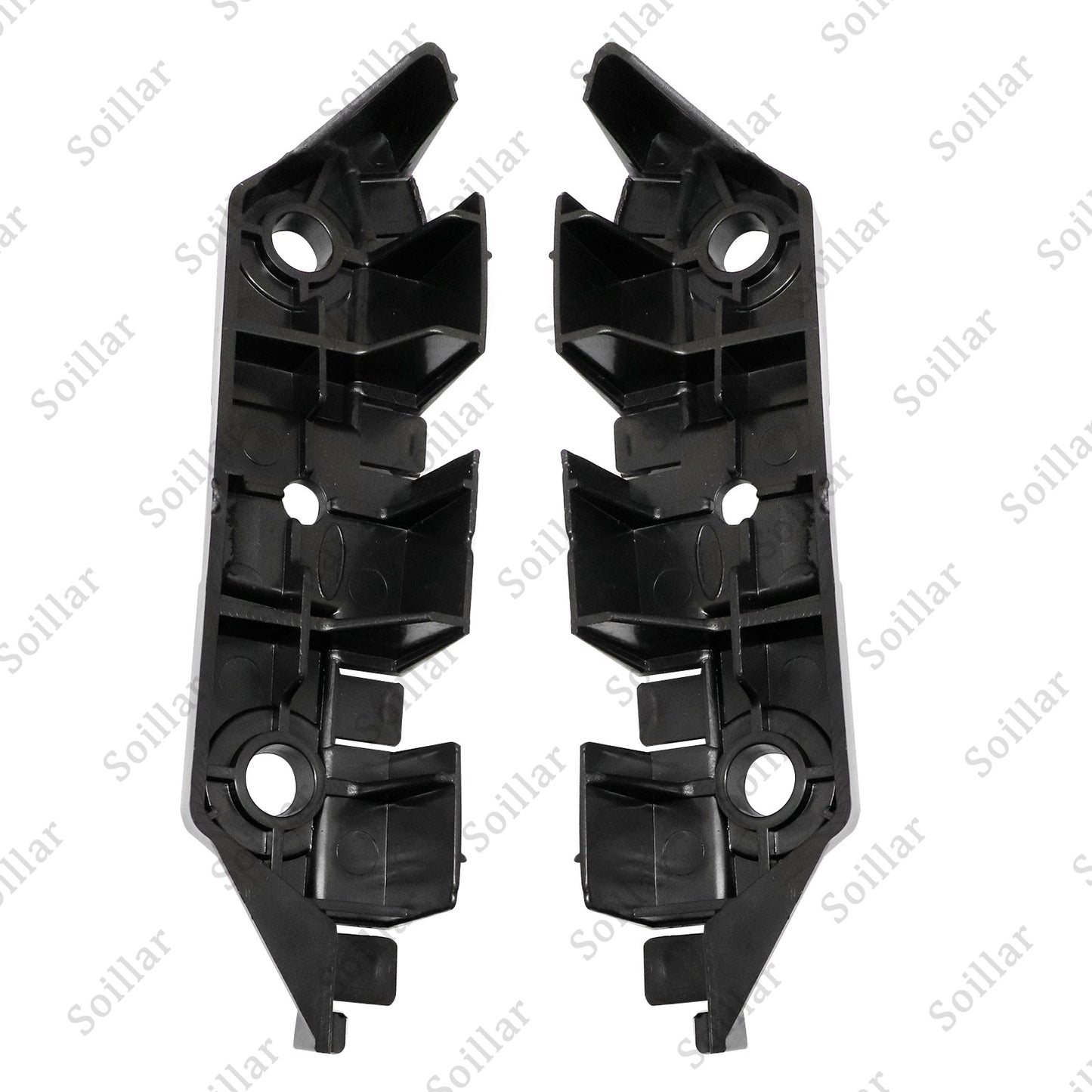 For Ford Bumper 2013-2016 Fusion Bracket Retainer 2PC Front Plastic Hold Mount