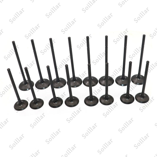 16 PCS Intake & Exhaust valve For 2010-2020 Land Rover Range Rover Sport 5.0 V8