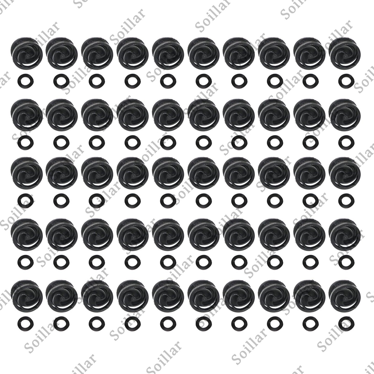 50pcs Door Trim Panel Retainer Push Clip for VW Golf 1998-2006/2010-2012
