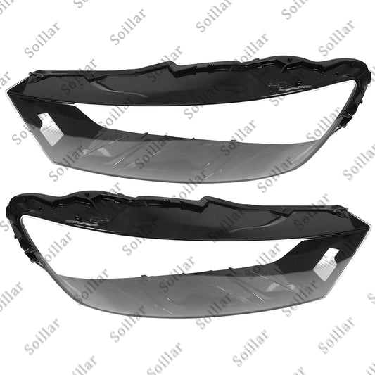 Left Right Headlamp Cover Headlight Shell Lens For Audi Q7 2017-2019