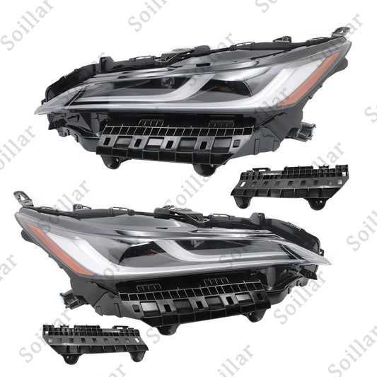 Pair Left + Right For 2021-2024 Toyota Venza Headlight Assembly Driver Passenger