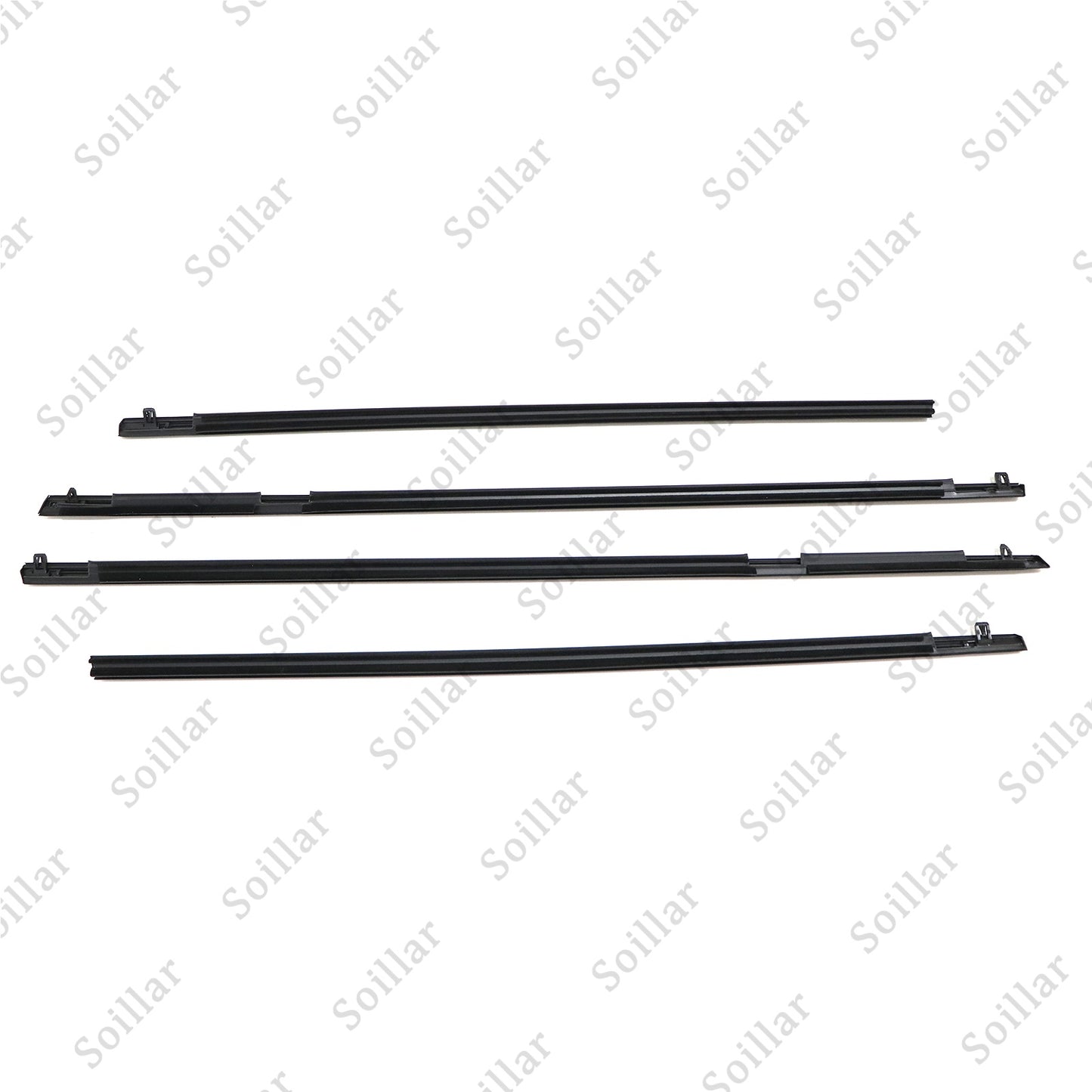 4pcs For 08-09 Pontiac G8 GT Lower Door Window Reveal Molding Weatherstrip Set