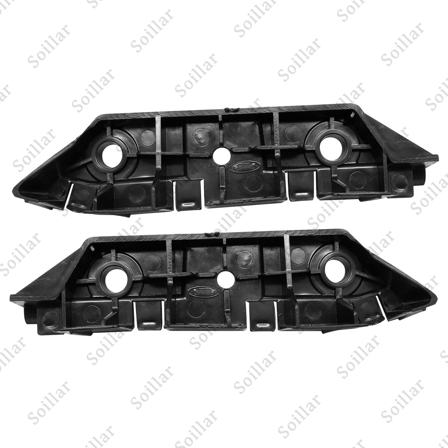 For Ford Bumper 2013-2016 Fusion Bracket Retainer 2PC Front Plastic Hold Mount
