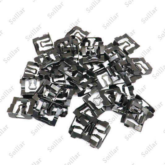 Set of 40 For Ford 1964-1993 Body Front Windshield Reveal Trim Molding Clips