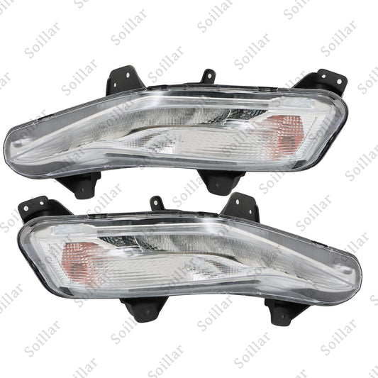 Pair Front Bumper Daytime Running Light RH/LH Side US For Chevy Malibu 2019-2024