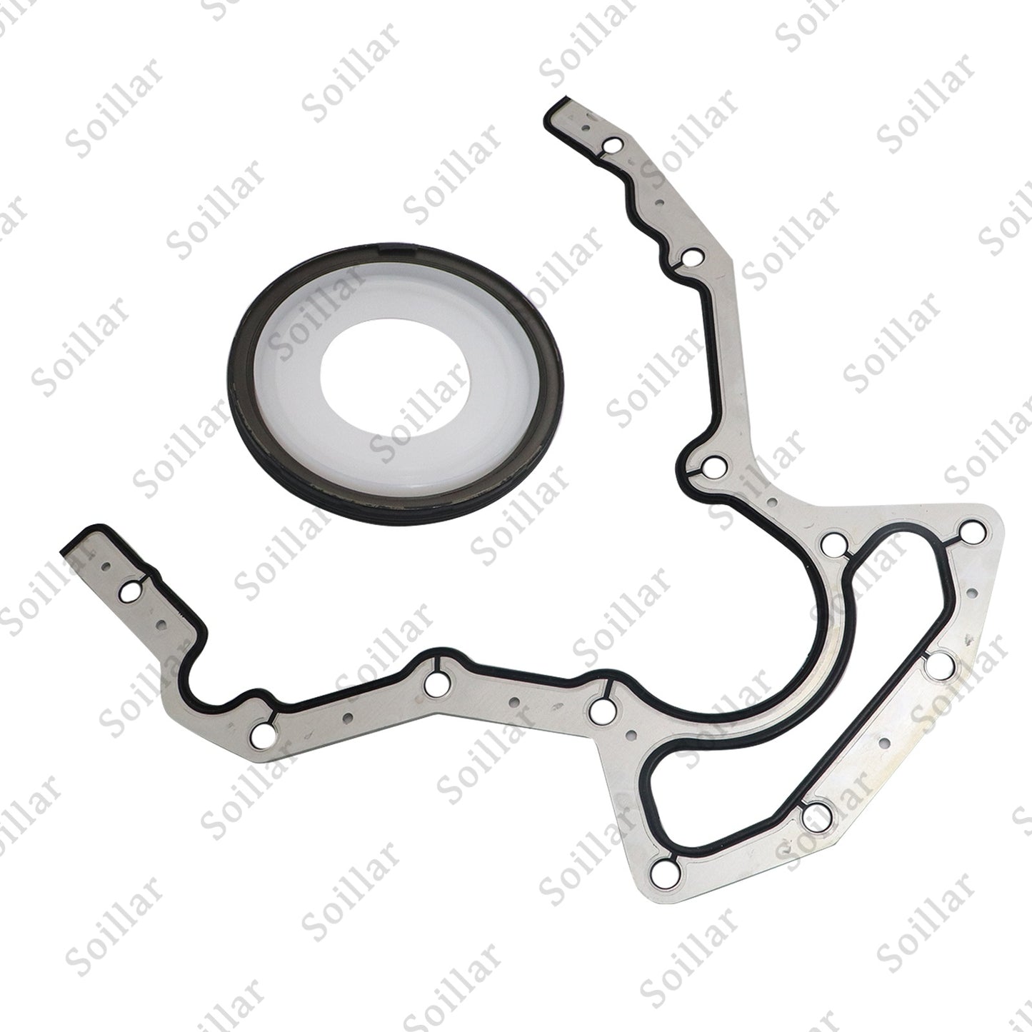 Rear Main Seal Block Cover Gasket Kit For BS40640 JV1657 LS 4.8 5.3 6.0L LS2 LS3