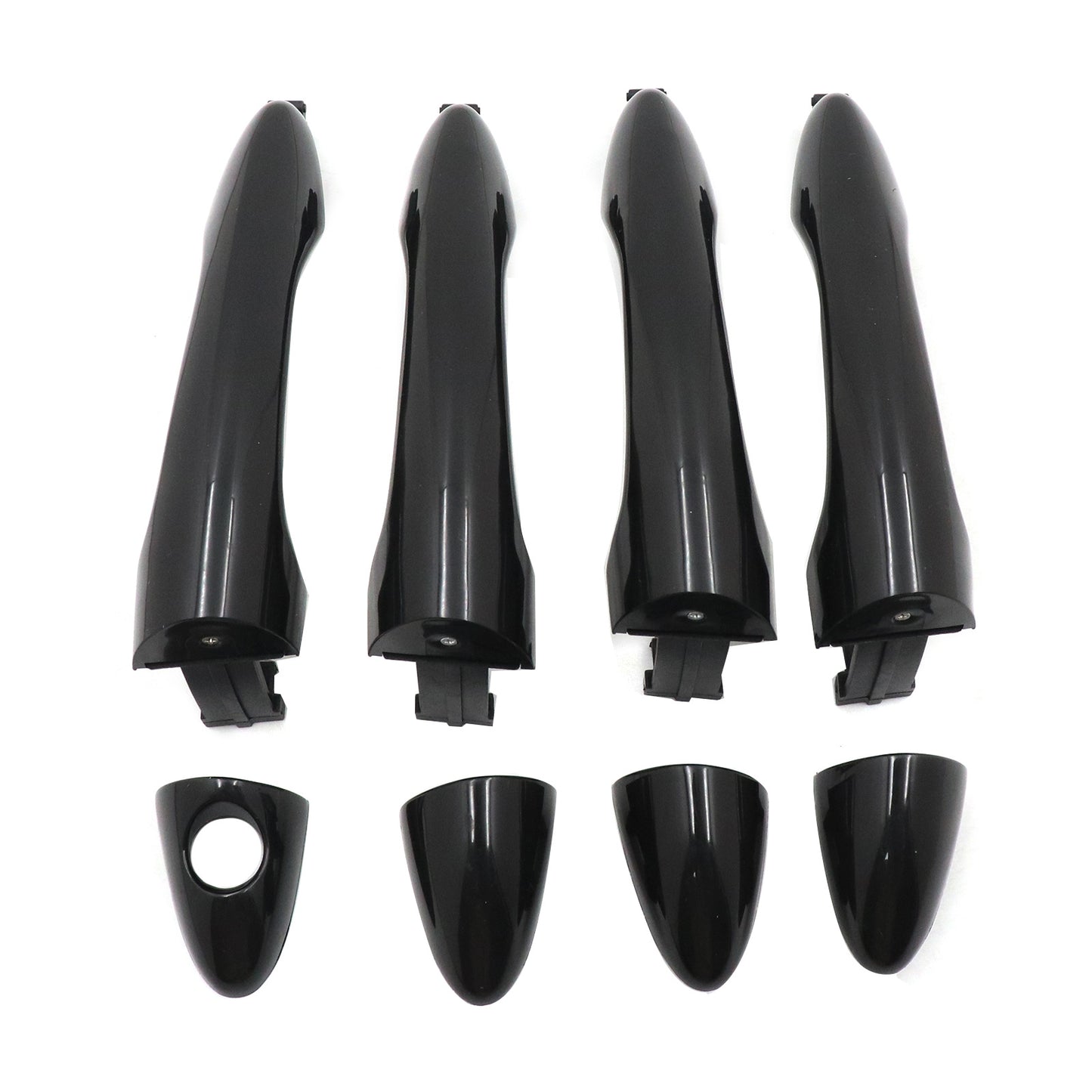 Front Rear Left Right Set of 4 For Kia Exterior Outside Door Handle Primed Black