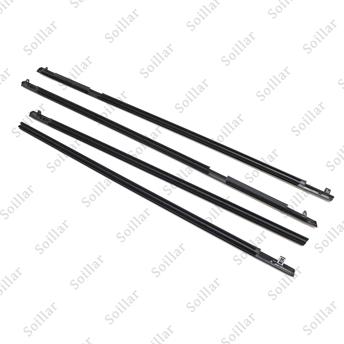 4pcs For 08-09 Pontiac G8 GT Lower Door Window Reveal Molding Weatherstrip Set