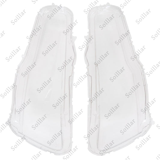 Pair Headlight Lens Cover For Mitsubishi Lancer EX 2008 2009 2010 2011 2012-2016