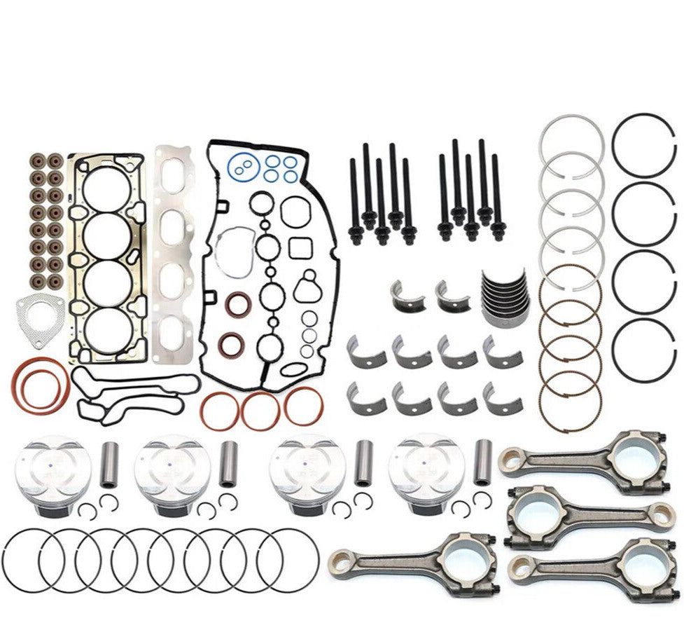 Engine Rebuild-Gasket Piston Bearing Con Rod Kit Fit 12-17 Chevrolet Cruze 1.8L