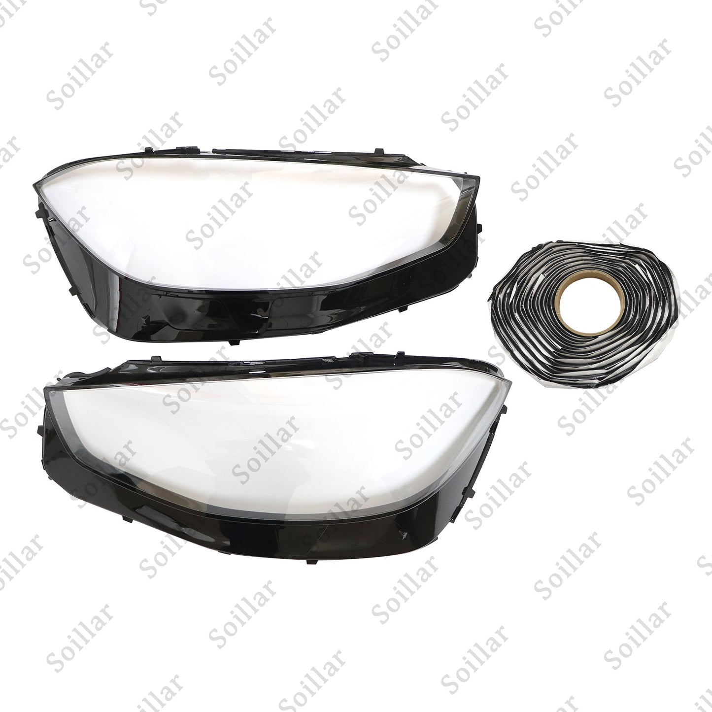 Headlight Headlamp Lens Cover+Sealant Glue For Mercedes-Benz S-Class W223 2020+