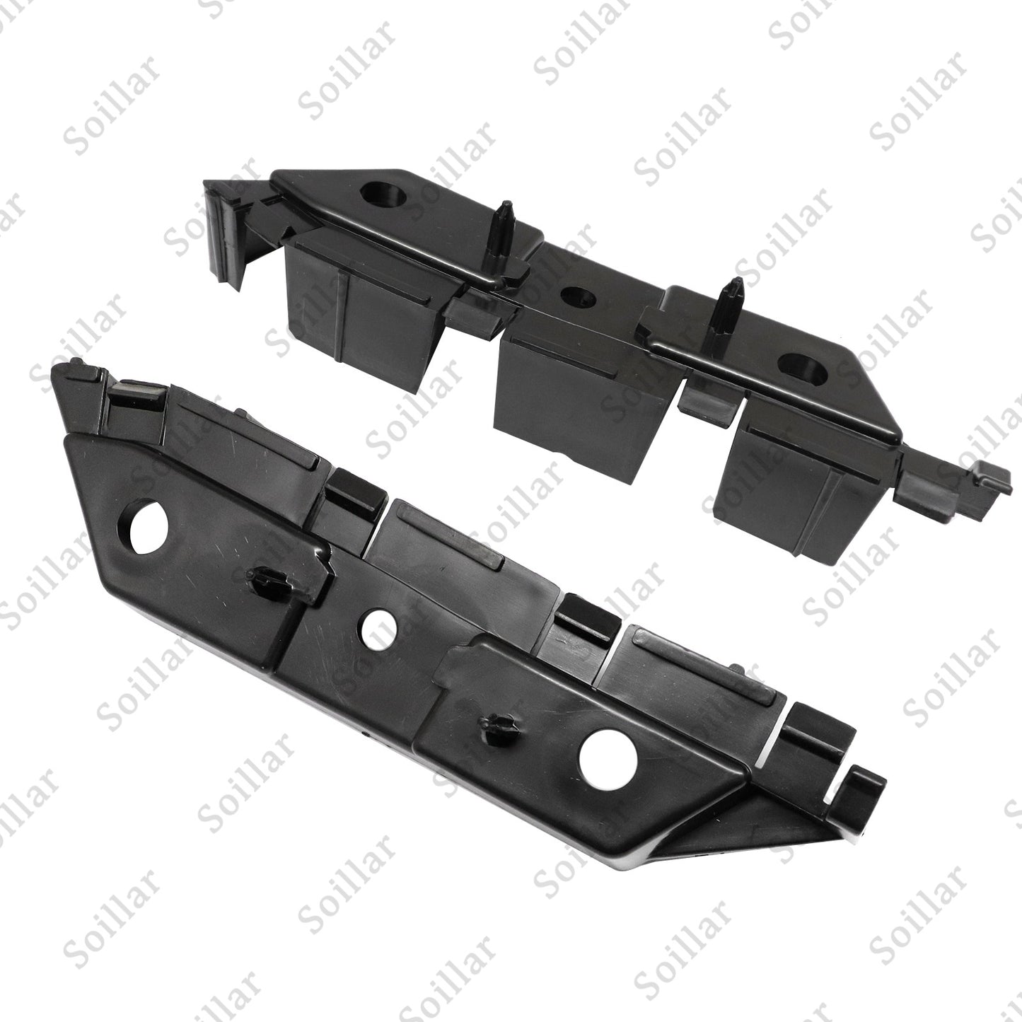 For Ford Bumper 2013-2016 Fusion Bracket Retainer 2PC Front Plastic Hold Mount