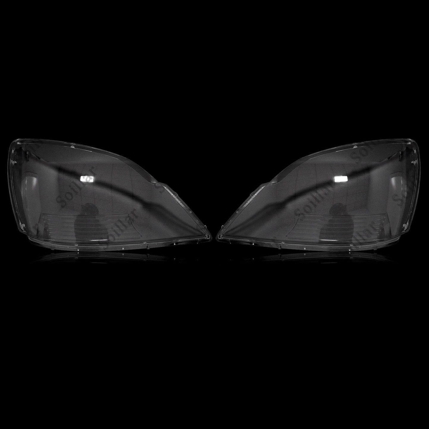 Pair Headlight Lens Cover Intended for Lexus GX470 2003-2009 (Left + Right)