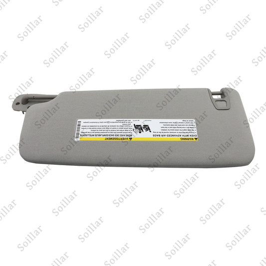 For 15-19 Cadillac Chevrolet GMC Gray Right Passenger Side Sun Visor W/ Light