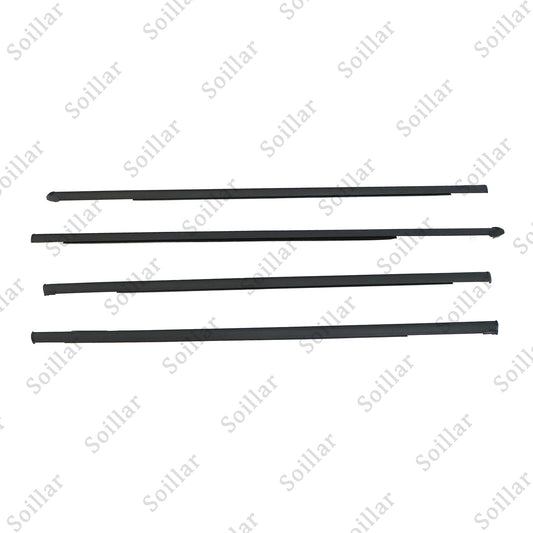 Outer Weatherstrip Door Belt Rubber Set Fits Honda Civic 4D Sedan 1992-1995