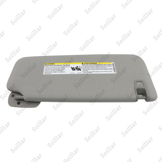 1X For Cadillac Chevrolet GMC 2015-19 Gray Left Driver Side Sun Visor W/ Light