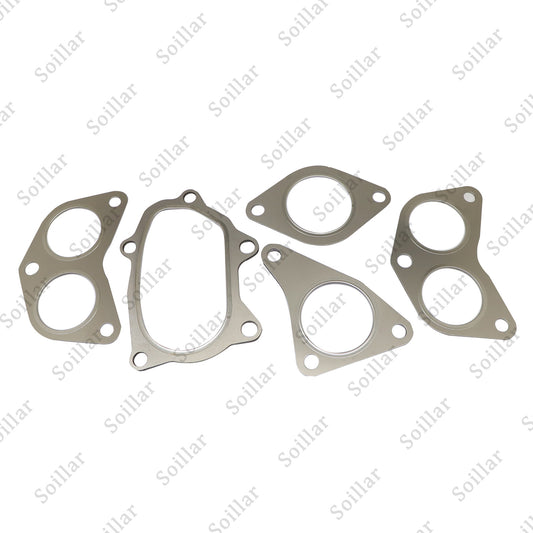 For Subaru Impreza WRX STi GT TURBO Up Down Pipe Exhaust Manifold Gasket SET