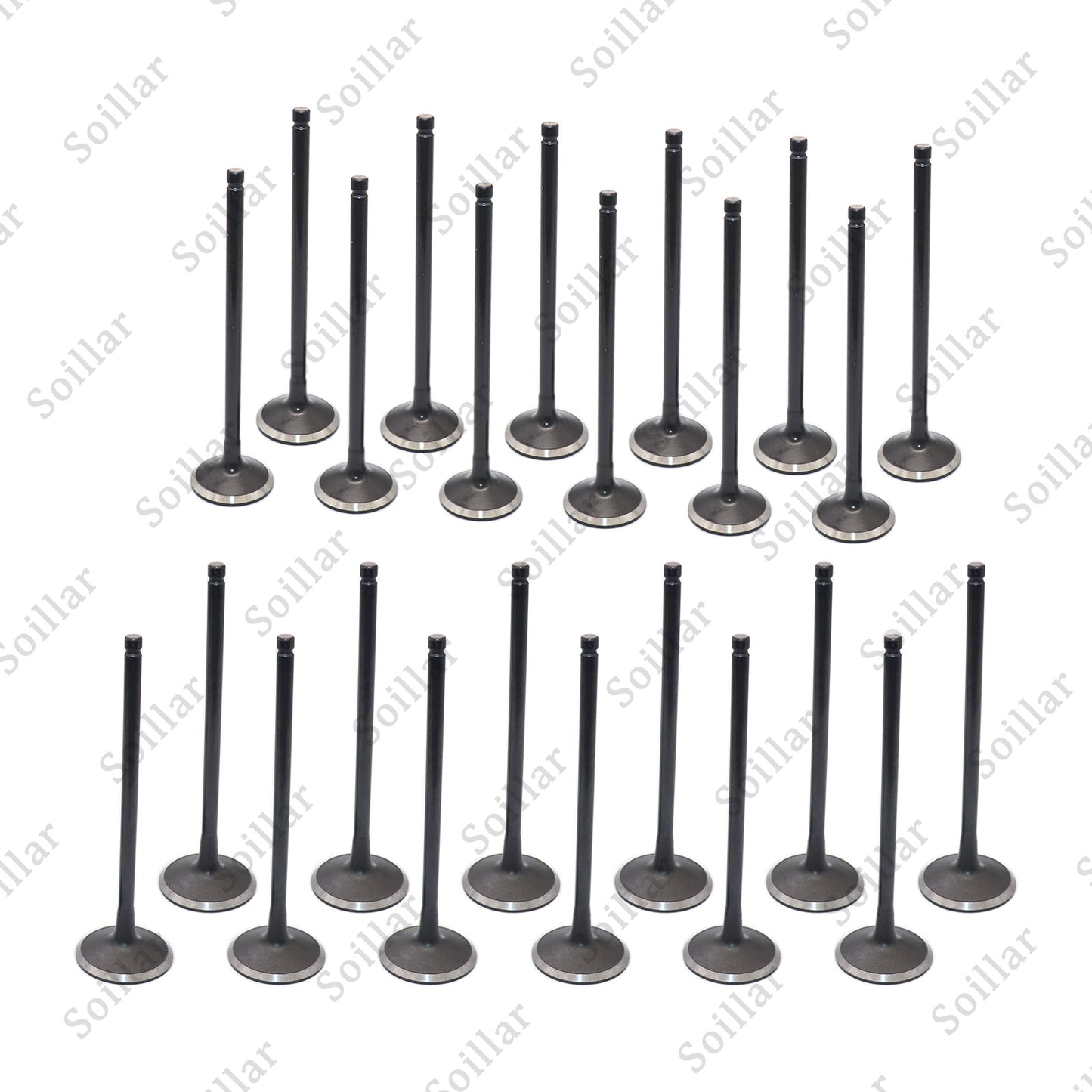 Intake Exhaust Valves Fit For 01-15 Acura Honda 3.2L-3.7L V6 VTEC SOHC 24v J37A
