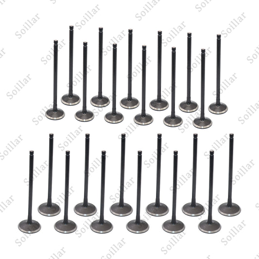 Intake Exhaust Valves Fit For 01-15 Acura Honda 3.2L-3.7L V6 VTEC SOHC 24v J37A