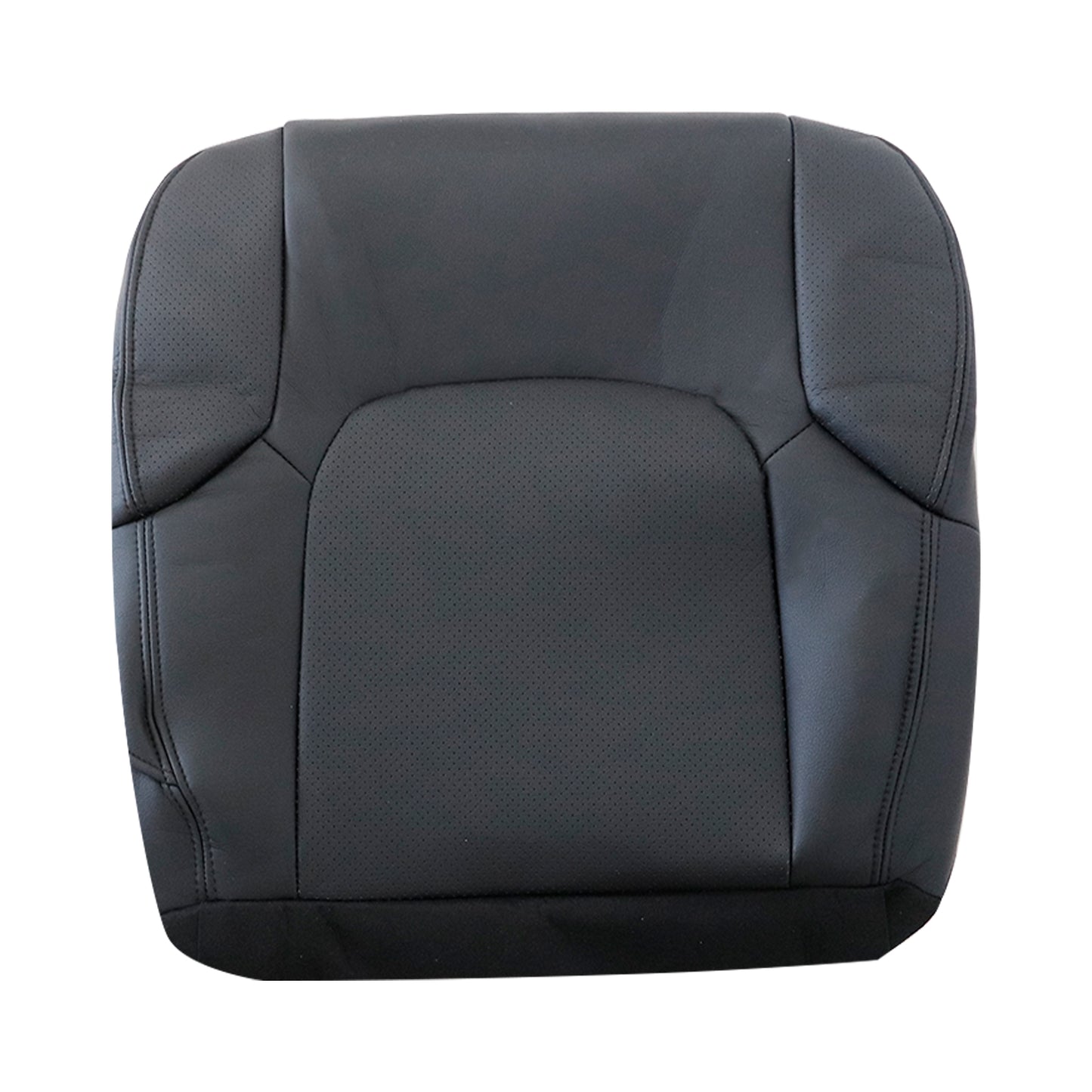 For 2005-2021 Nissan Frontier SL LE Pro-4x S SV Driver & Passenger Bottom Leather Seat Cover Black