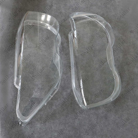 Pair Headlight Headlamp Lens Cover Clear Fit BMW 7 Series E65 E66 2002-2005 NEW