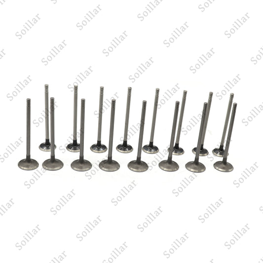 16PCS Intake Exhaust Valves Fit For 2011-2019 Buick Cadillac Chevrolet 1.4L DOHC