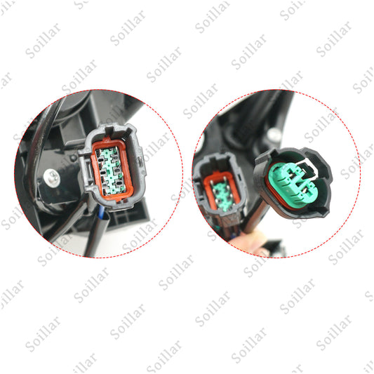 For 2015-2018 Nissan Murano Halogen Headlight LED DRL Lamp Right Passenger Side