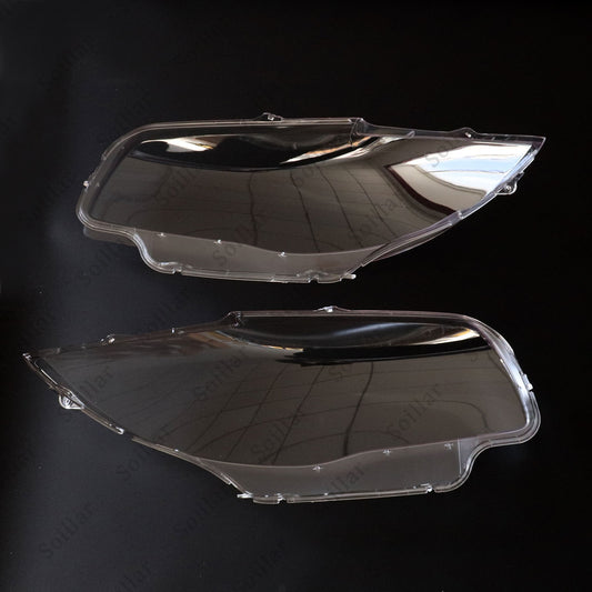 For BMW E81 E82 E87 E88 1-SERIES & 1M 2003-11 Pair Headlight Cover Headlamp Lens
