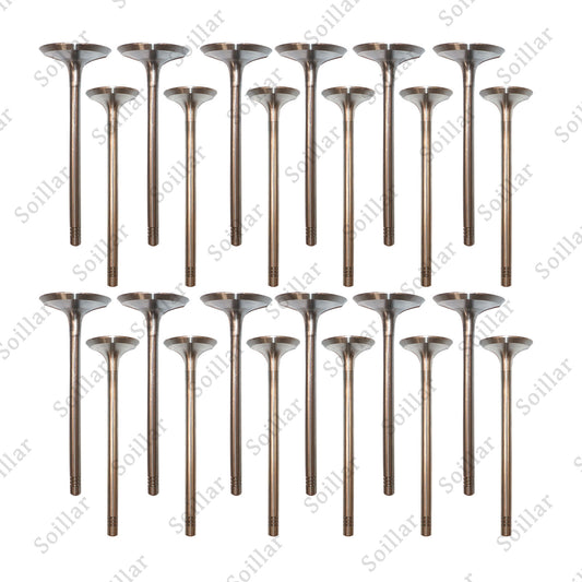 Engine Exhaust Intake Valves Fit For Mercedes Benz C350 E350 R350 S350 3.5L